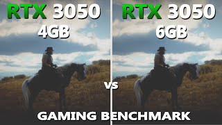 RTX 3050 4GB vs 3050 6GB Laptop Gaming Benchmark Test  Lenovo LOQ vs Asus TUF  RTX 3050 [upl. by Talia194]