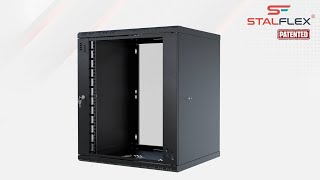 HU RACK szekrény Standard 19 12U 450 sticla neagra [upl. by Nwahsir]