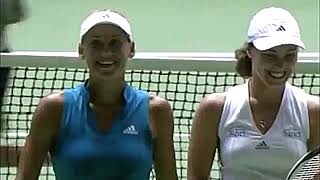 HingisKournikova vs HantuchovaSanchezVicario 2002 AO Highlights [upl. by Lavinia]