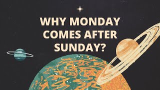 Why Monday comes after Sunday hindu vedicastrology vedicscience [upl. by Ylremik740]