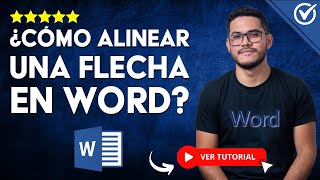 Cómo ALINEAR una FLECHA en WORD  ➔ Hacer que la Línea sea Recta ➔ [upl. by Battiste]