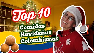 TOP 10 Comidas de navidad en Colombia  Cena de Navidad facil  Los Mejores Platos para la Navidad [upl. by Eaves]