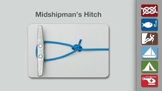 Midshipmans Hitch Knot  How to Tie the Midshipmans Hitch [upl. by Omolhs]