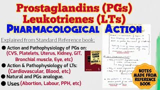 Prostaglandins and Leukotrienes  Action  Function of Leukotrienes knowledgeimprover [upl. by Llerrat242]