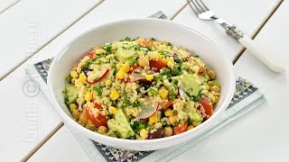 Salata de quinoa cu leurda  Quinoa Salad CC Eng Sub  JamilaCuisine [upl. by Martynne]