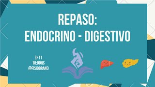 Repaso Endocrino  Digestivo [upl. by Rieth]