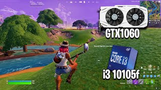 Fortnite Chapter 5 Season 4  GTX 1060 6GB  i3 10105F [upl. by Anaizit]