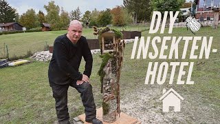 DIY Insektenhotel  Einfach Insektenhotel selber bauen [upl. by Laveen358]