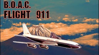 BOAC  Flight 911 Crash Japan PlaneCrash MtFuji [upl. by Naillik]