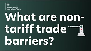 What are nontariff trade barriers [upl. by Eduj]