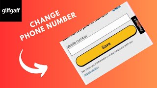 how to change giffgaff phone number [upl. by Denna]