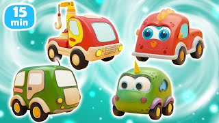 Juegos divertidos con coches de juguete – MOCAS Dibujos animados de coches en Español [upl. by Ycnahc]