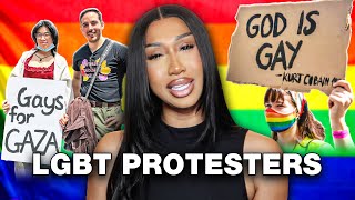 Reacting To Insane LGBTQ Protestors On TikTok [upl. by Aloysia]