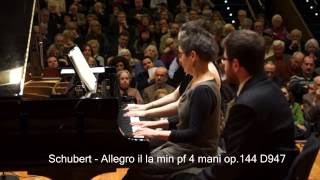 MariaJoão Pires and Lilit Grigoryan  Franz Schubert  Allegro in A Minor D 947 quotLebensstürmequot [upl. by Niki541]