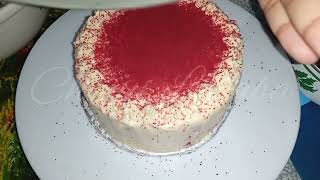 Red Velvet Cake without Cream cheese ll But still red velvet pa rin ll Chiqui Lacaba [upl. by Ystap]