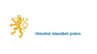 Hmotné stavební právo [upl. by Enninaej]