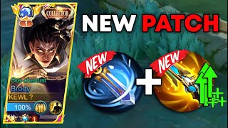 NEW PATCH BRODY NEW BUILD 500 ATTACK SPEED ABUSE😈 wtf damage  Mobile Legends [upl. by Hanford]