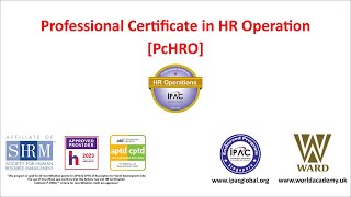 Professional Certificate in HR Operations PcHRO23rd Batch Orientation [upl. by Reider295]