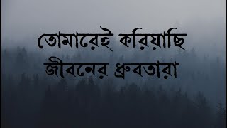 Tomarei Koriyachi Jiboner Dhrubotara তোমারেই করিয়াছি জীবনের ধ্রুবতারা Rabindra Sangeet Aindrila [upl. by Eynaffit]