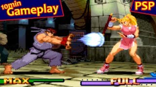 Street Fighter Alpha 3 Max  PSP Gameplay [upl. by Eenattirb]