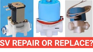 REPAIRPARTS AND LEAKAGE OF RO SV SOLENOID VALVE HOW WORK INTERNAL PARTS DEMO [upl. by Hurlow]