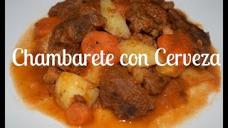 Chambarete con Cerveza  Suscríbete a Cocinar Enamora [upl. by Auqinom]