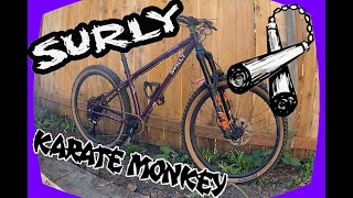 Surly Karate Monkey Bike Build [upl. by Alegna554]