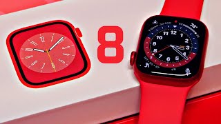 Review Of The Blazingly Red Apple Watch Series 8 [upl. by Harvie]