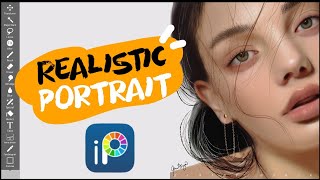 Ibis Paint X Tutorial Realistic Digital Painting Process [upl. by Anita]