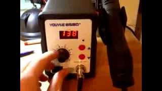 Messing with the YOUYUE 858D hotair soldering station [upl. by Odrarebe]