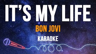 Bon Jovi  Its My Life Karaoke with Lyrics [upl. by Mlehliw41]