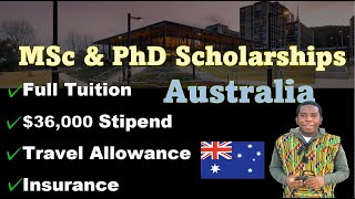 Fully Funded Scholarship in Australia covering TravelVisa Cost with 36000 Stipend [upl. by Arakat990]