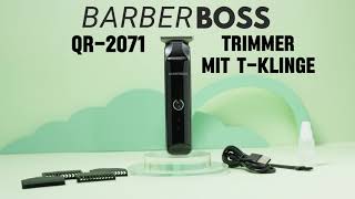 BarberBoss QR2071 Das ultimative Pflegeset für Männer mit 4 Führungskämmen [upl. by Roxanne]