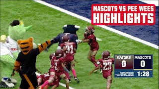 MASCOTS VS PEE WEES FOOTBALL HIGHLIGHTS 😱 [upl. by Aihsei597]