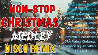 BEST CHRISTMAS MEDLY NONSTOP DISCO REMIX 🤶🙏🎄 CHRISTMAS SONGS DISCO MEDLEY 2025 ✅🎄 DISCO TRAXX d [upl. by Akemit]