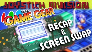 GAME GEAR Recap amp Screen Replacement  Joystick Division [upl. by Hastie791]