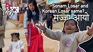 So much fun in NepaliKorean Lhosar [upl. by Dori]