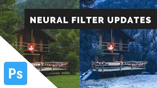 Neural Filter Updates in Photoshop CC 2022 Landscape Mixer Color Transfer amp Harmonization [upl. by Eliades582]