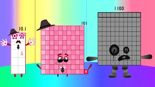 Uncannyblocks Band Giga Different 10111 Vs 101110 Vs 10101100 [upl. by Yerocaj]