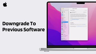 How to Downgrade to Previous MacOS  Revert to Previous MacOS [upl. by Ahsirak]