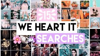 WE HEART IT SEARCHES 1  15 INSTAGRAM THEME IDEAS💡 [upl. by Hannahc]