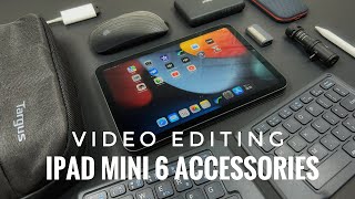 iPad Mini 6 Video Editing Accessories  My Minimalist EDC Kit [upl. by Akire]