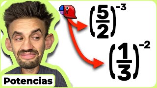 ✅ 👉 FRACCIONES con POTENCIAS de EXPONENTES NEGATIVOS explicado desde sus propiedades R2324 [upl. by Sidonie991]