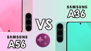 Samsung Galaxy A56 VS A36 samsung a36 a56 comparision [upl. by Aikehs879]