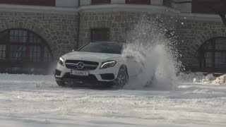 Mercedes GLA 45 AMG Edition 1  Revs Donuts Ride amp Accleration Sound [upl. by Mattias]