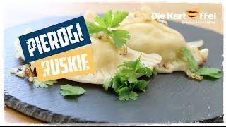 Piroggen oder Pierogi Ruskie – Polnische Teigtaschen mit Kartoffelfüllung [upl. by Lusa]