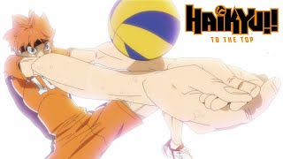 Hinata Receives  HAIKYU TO THE TOP [upl. by Illyes]