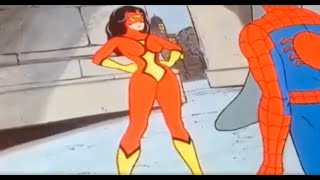 Spider Man amp Spider Woman defeat mechanical spider  SpiderWoman Easter egg 1979 [upl. by Eniac354]