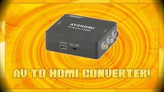 AV to HDMI CONVERTER Unboxing and Review [upl. by Ekrub451]