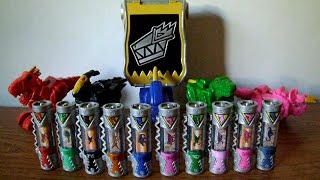 Dino Charger Power Packs and Dino Com Review Power Rangers Dino Charge Toys [upl. by Tullus]